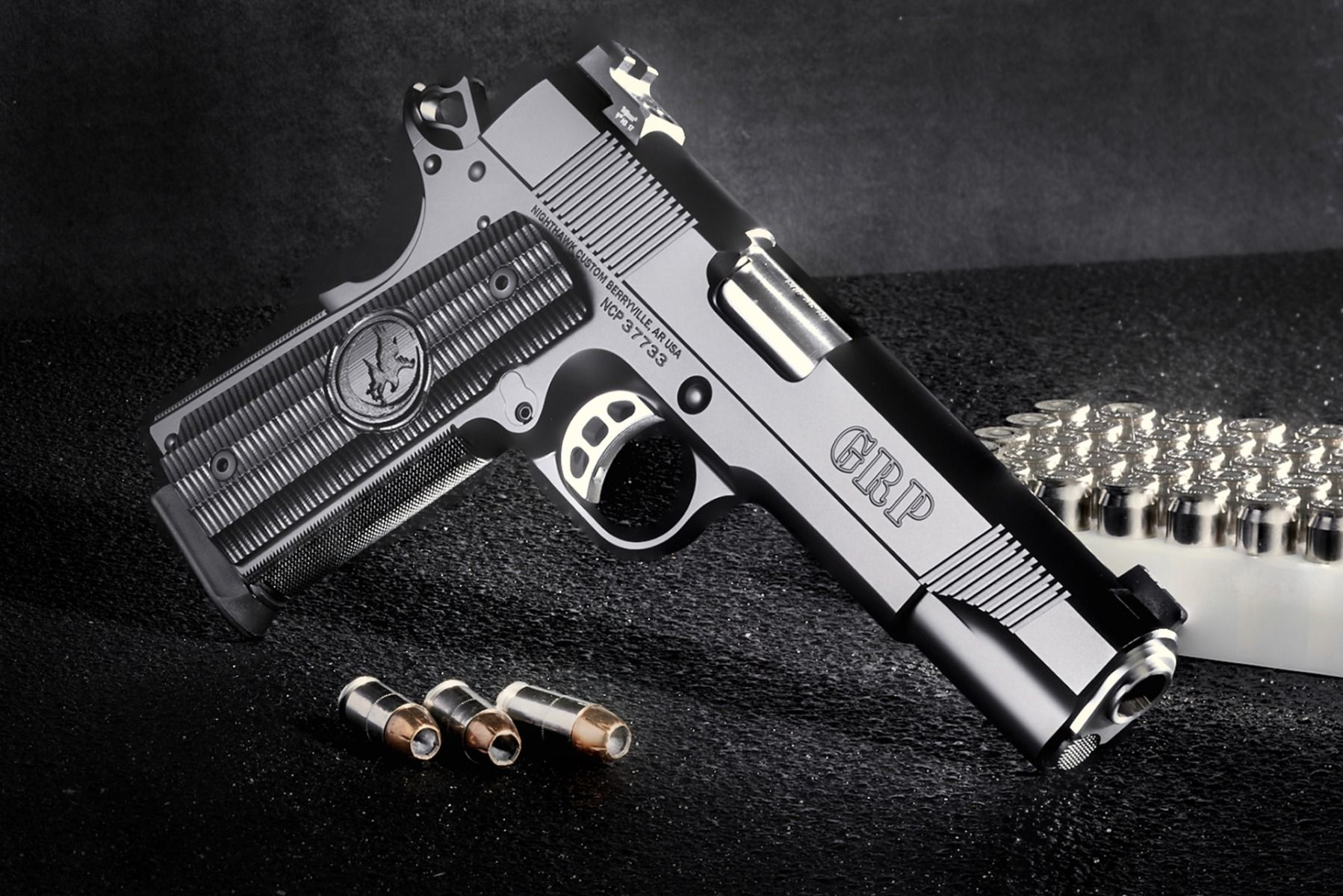 NightHawk Customs 1911 - Weapon, Shooting, Pistols, Destructive ranch, 1911, Customization, Luhari, USA, Video, Longpost, 