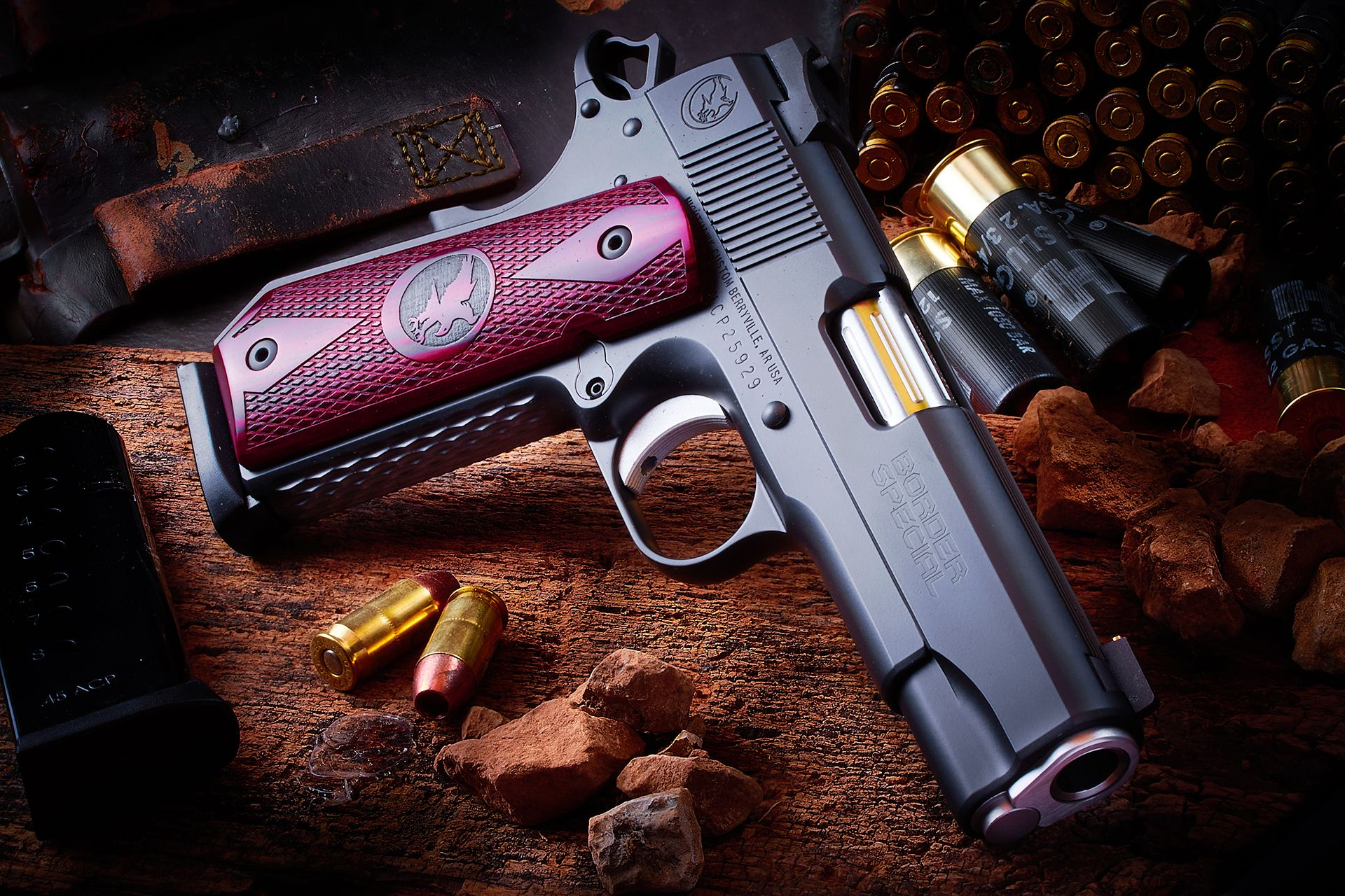 NightHawk Customs 1911 - Weapon, Shooting, Pistols, Destructive ranch, 1911, Customization, Luhari, USA, Video, Longpost, 