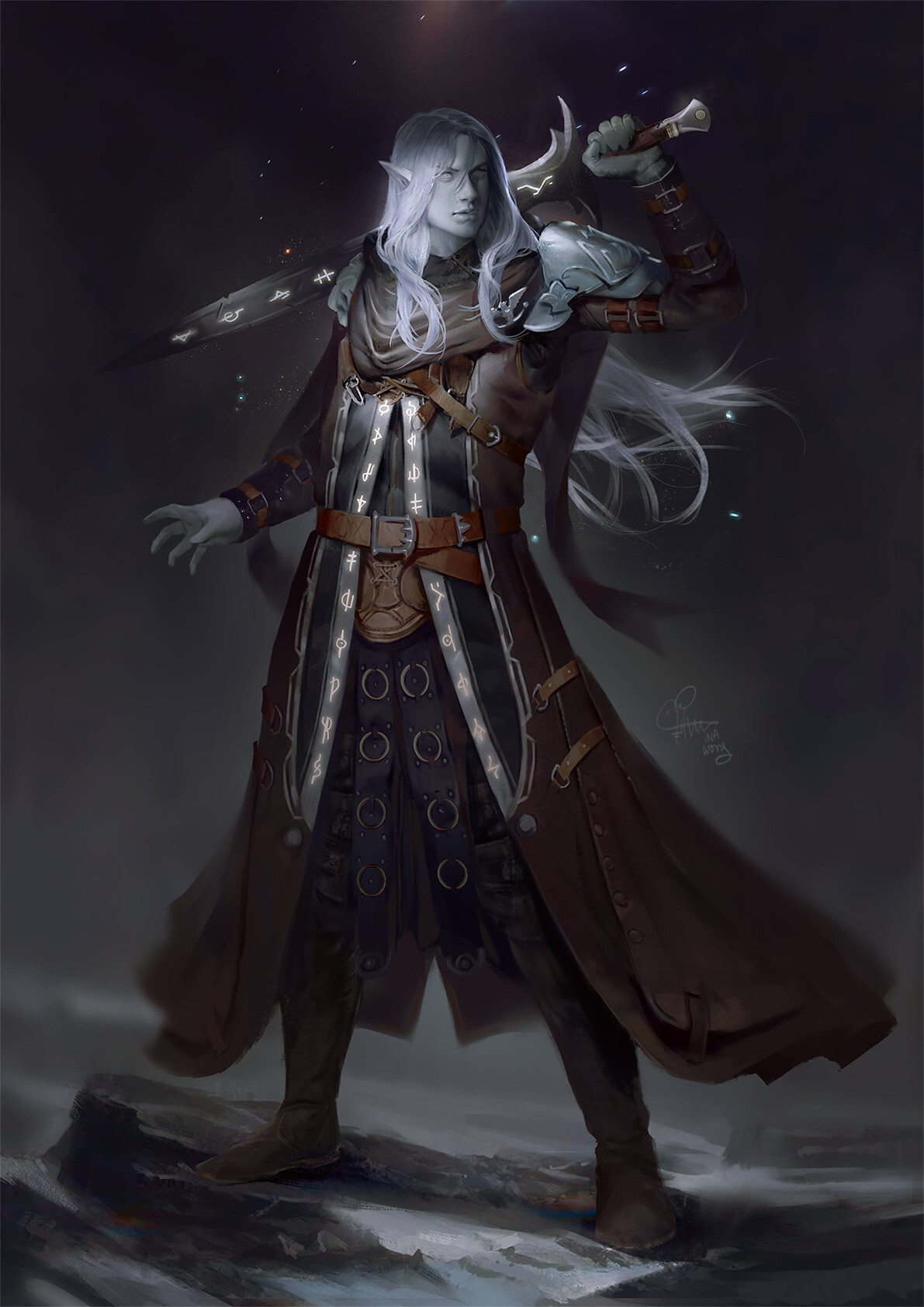 Ina Wong - Art, Fantasy, Magic, Monster, Characters (edit), Elves, Longpost, , Ina Wong