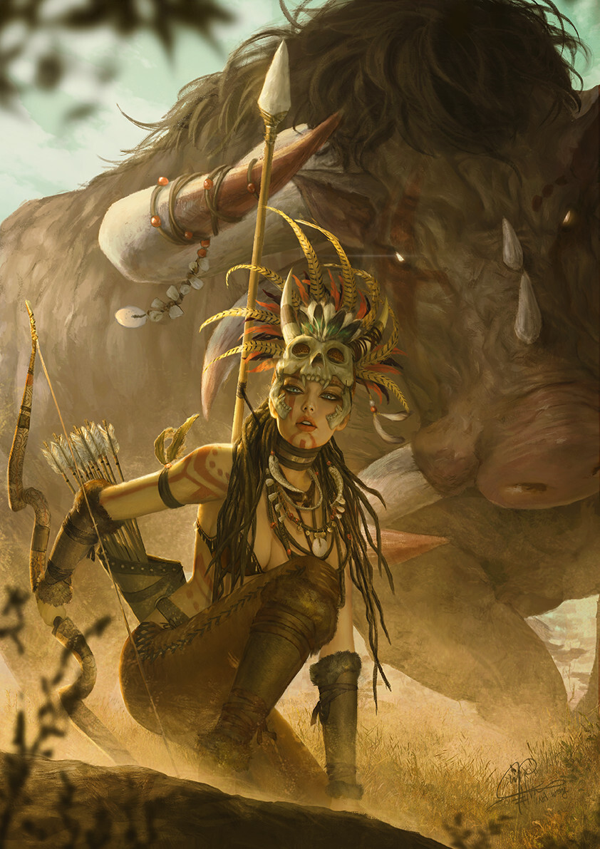 Ina Wong - Art, Fantasy, Magic, Monster, Characters (edit), Elves, Longpost, , Ina Wong