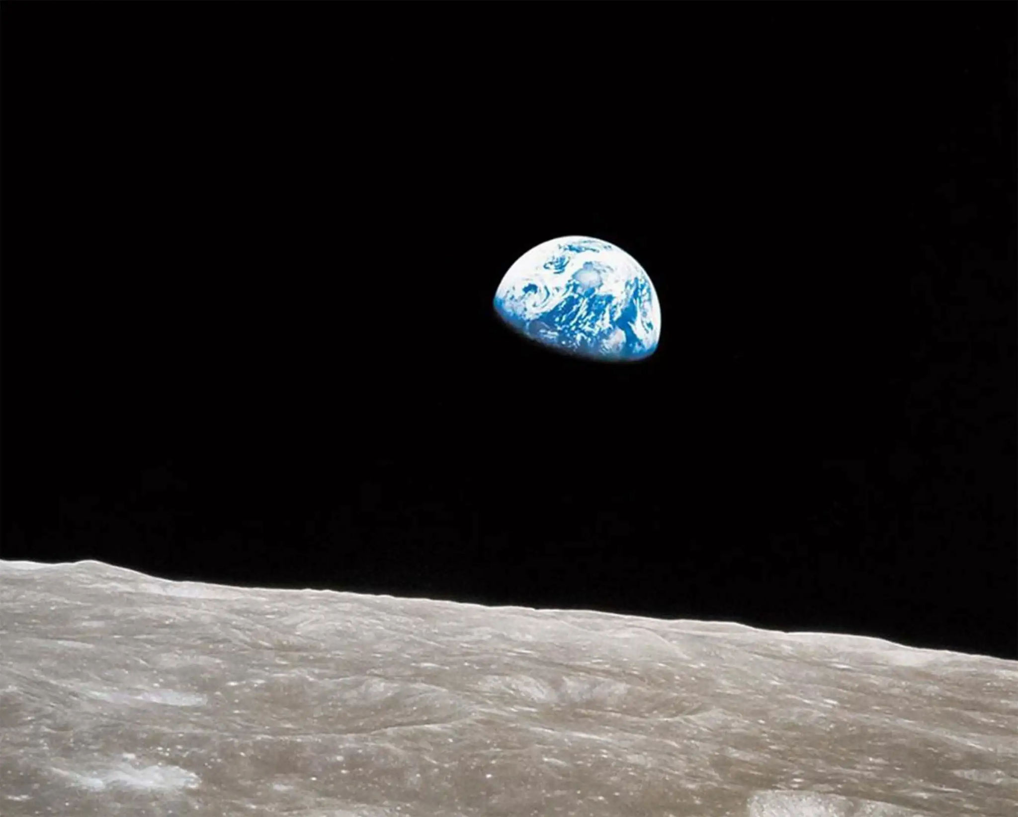 Earthrise was sold at auction for almost 12 thousand euros - moon, Land, The photo, Auction, Denmark, Interesting, NASA, Longpost, 