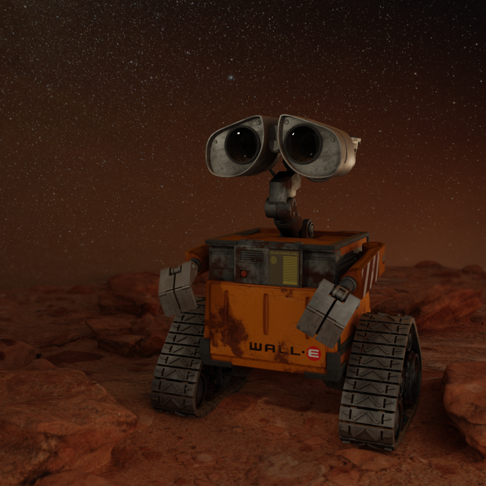 Wall-E в Blender | Пикабу