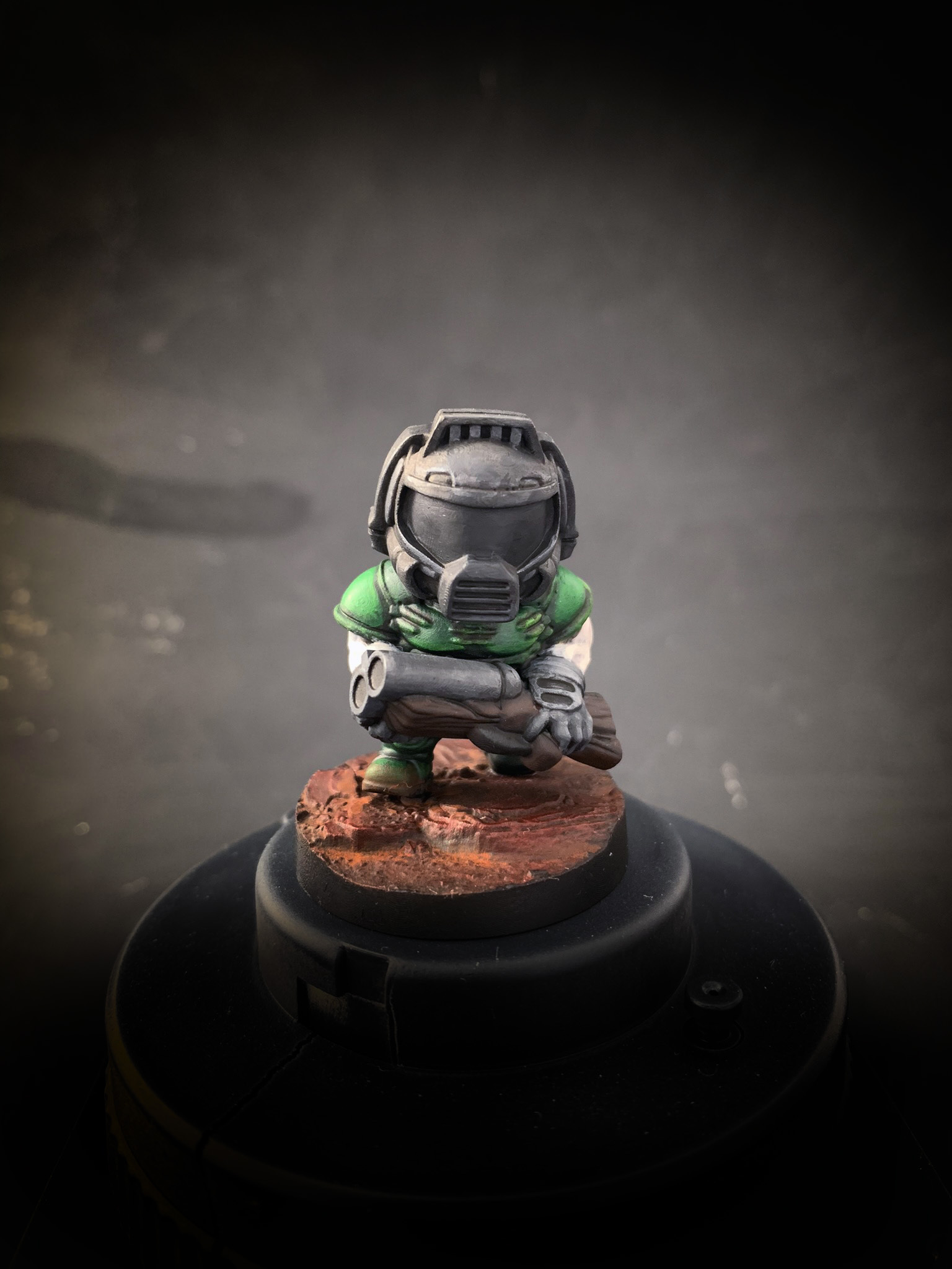 Mini Doom Sleer - My, Painting miniatures, Stand modeling, 3D печать, Doom, Miniature, Longpost, 