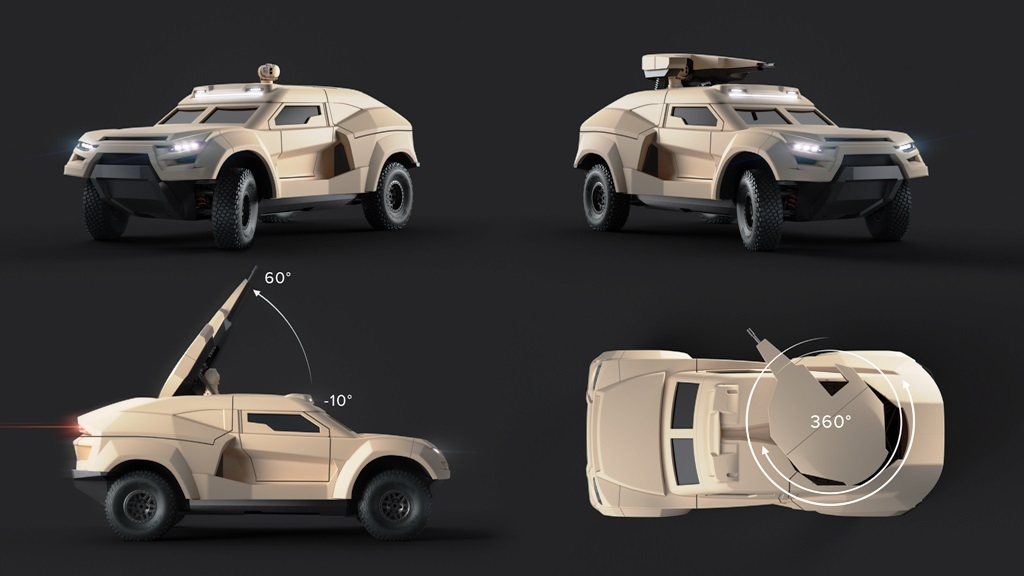 In Saudi Arabia, presented a stealth armored car - Technics, Weapon, Armored car, Armored vehicles, Mrap, Stealth, Video, Youtube, Longpost, 