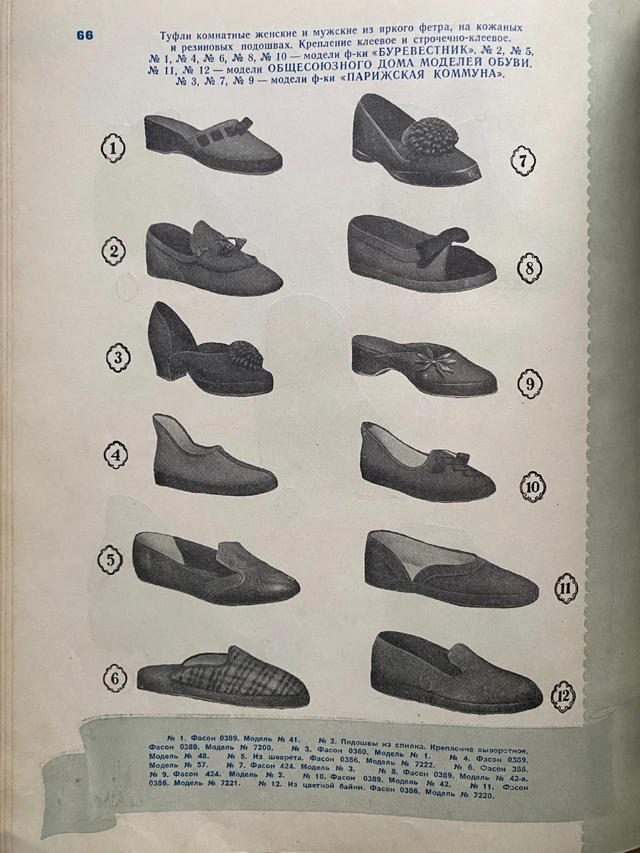 Новые модели обуви в год смерти Сталина. Каталог 1953 года | Пикабу