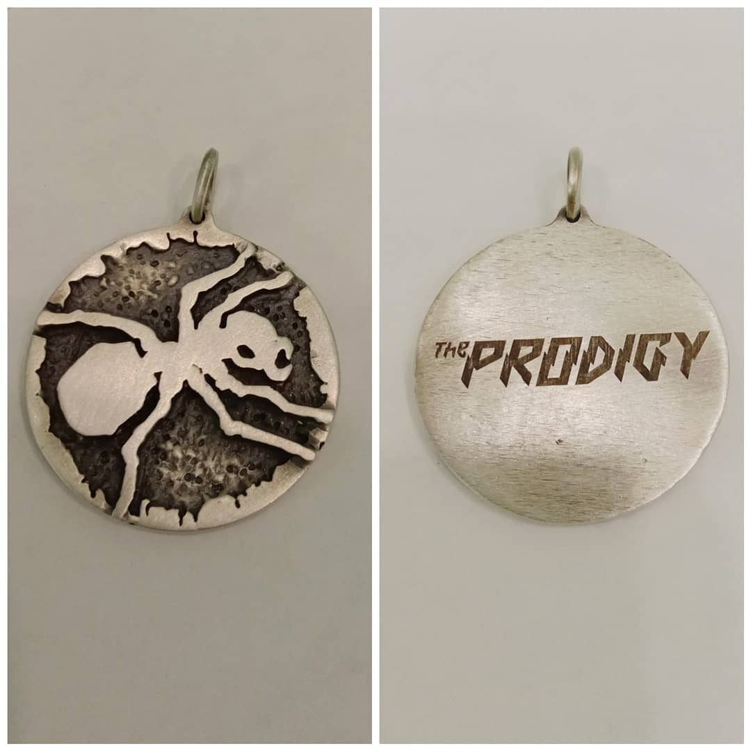 Silver Pendant The Prodigy - My, The prodigy, Electonic music, Essex, 