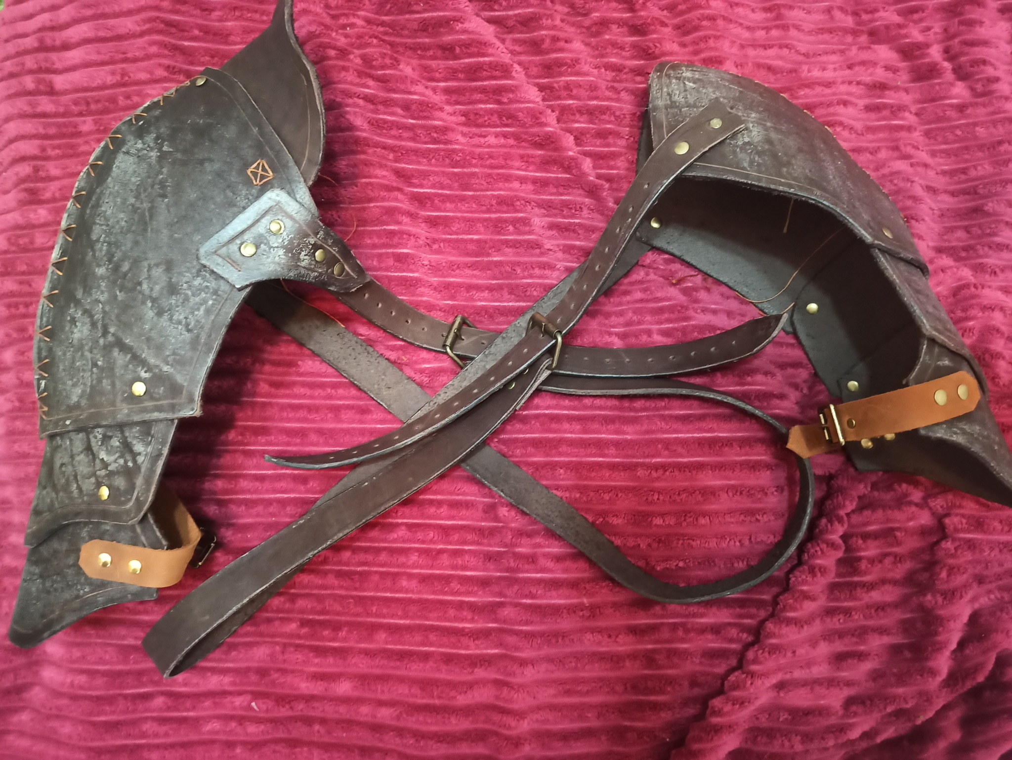 Leather things - My, Leather, Larp, Live Action RPG, Almaty, Armor, Needlework without process, Leather products, Longpost, 