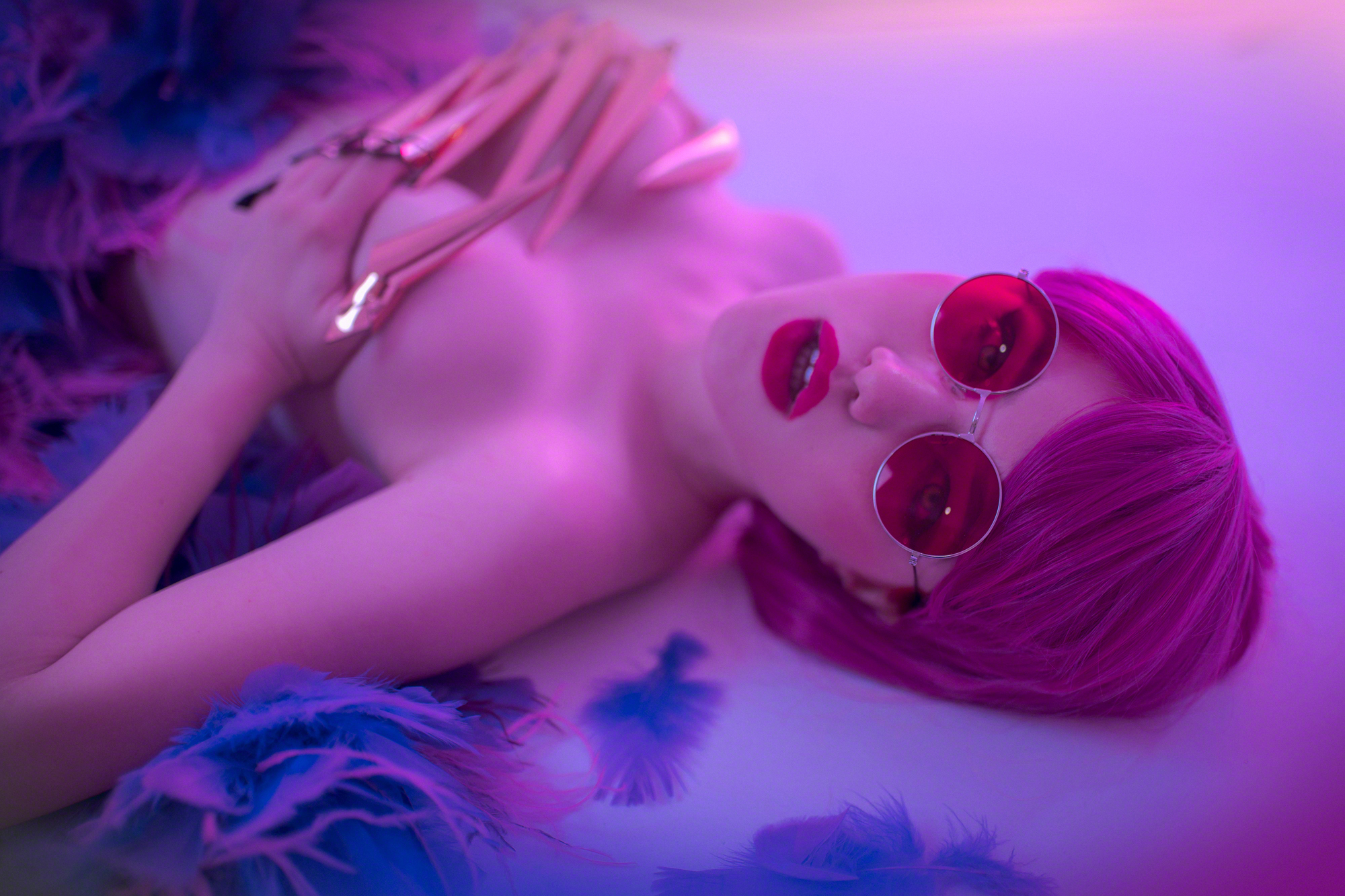 Lada Lyumos - K/DA Evelynn [League of Legends] - NSFW, Erotic, Cosplay, League of legends, Lada Lumos, Longpost, KDA, Evelynn, 