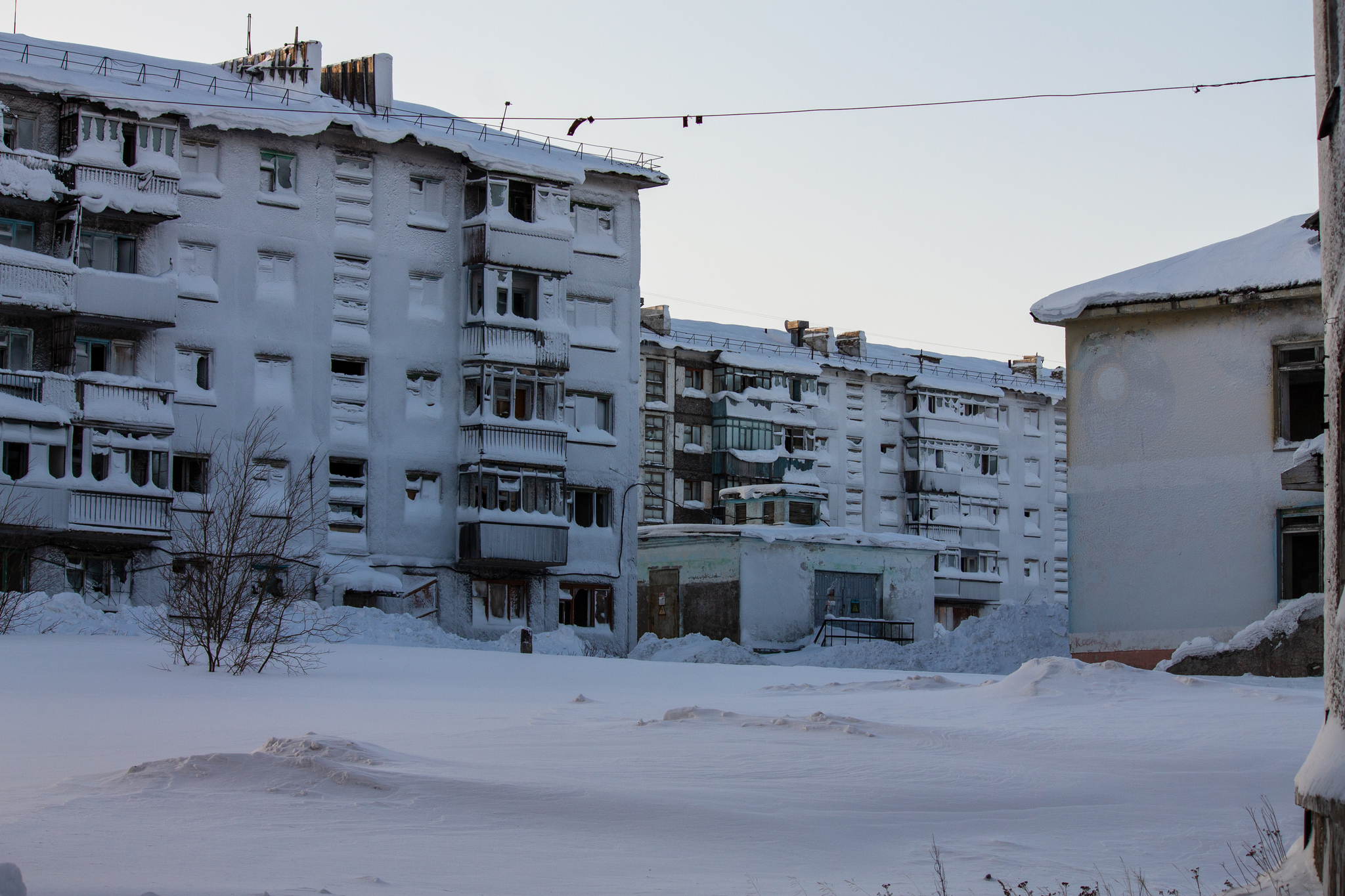 Zapolyarny, Komi - My, Vorkuta, Arctic, Abandoned, Far North, Winter, The photo, Video, Youtube, Longpost, 