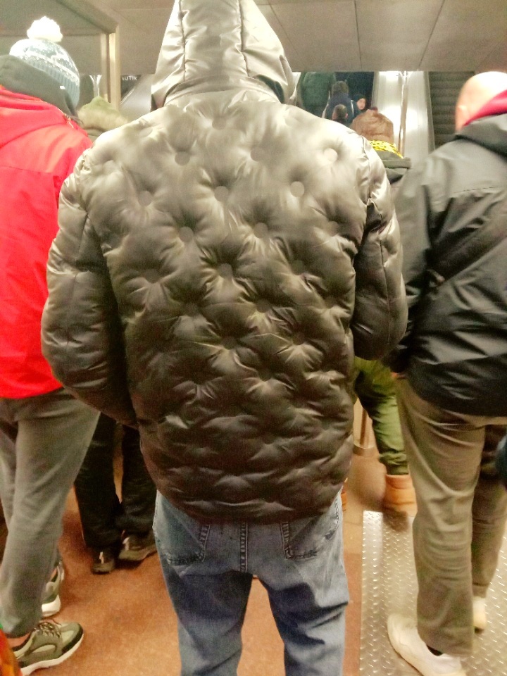 Oh this fashion in the subway - My, Humor, The photo, Positive, Metro, , Fashion, Cloth