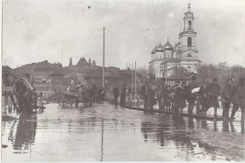 Spring 100 years ago - The photo, История России, Russia, Story, Spring, Российская империя, Longpost, Black and white photo, 