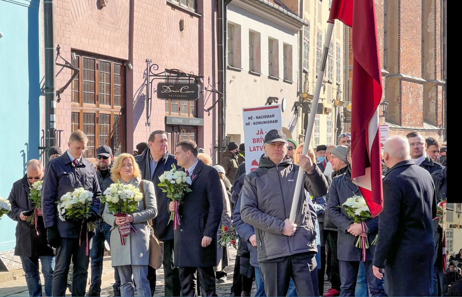 Procession in memory of Latvian SS legionnaires was held in Riga - Riga, Latvia, Procession, Politics, Video, Longpost, 