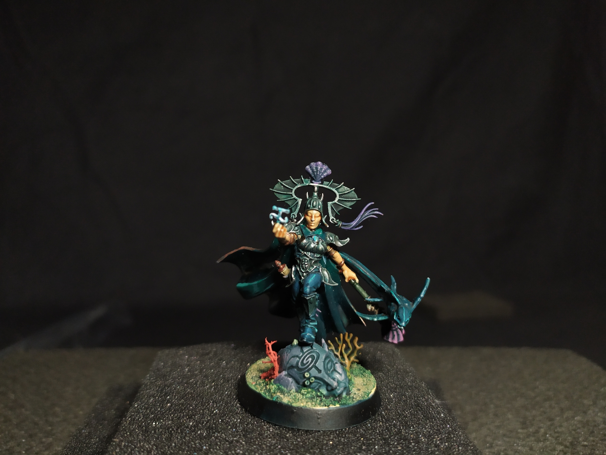 Black and Bloody Pearls (Part 2) - My, Miniature, Longpost, Idoneth Deepkin, Warhammer: age of sigmar, 