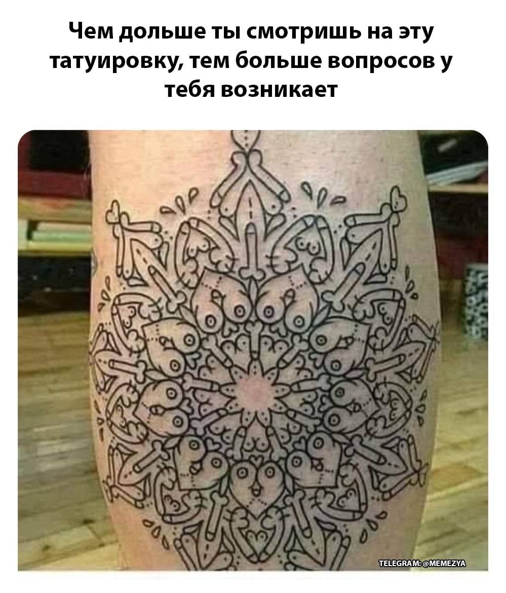 Is it already a strawberry or not? - Tattoo, Mat, Picture with text, Penis, 