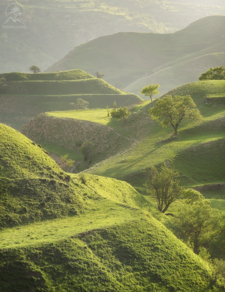 Agricultural terraces of Dagestan - Dagestan, Caucasus, The photo, beauty, Nature, beauty of nature, 