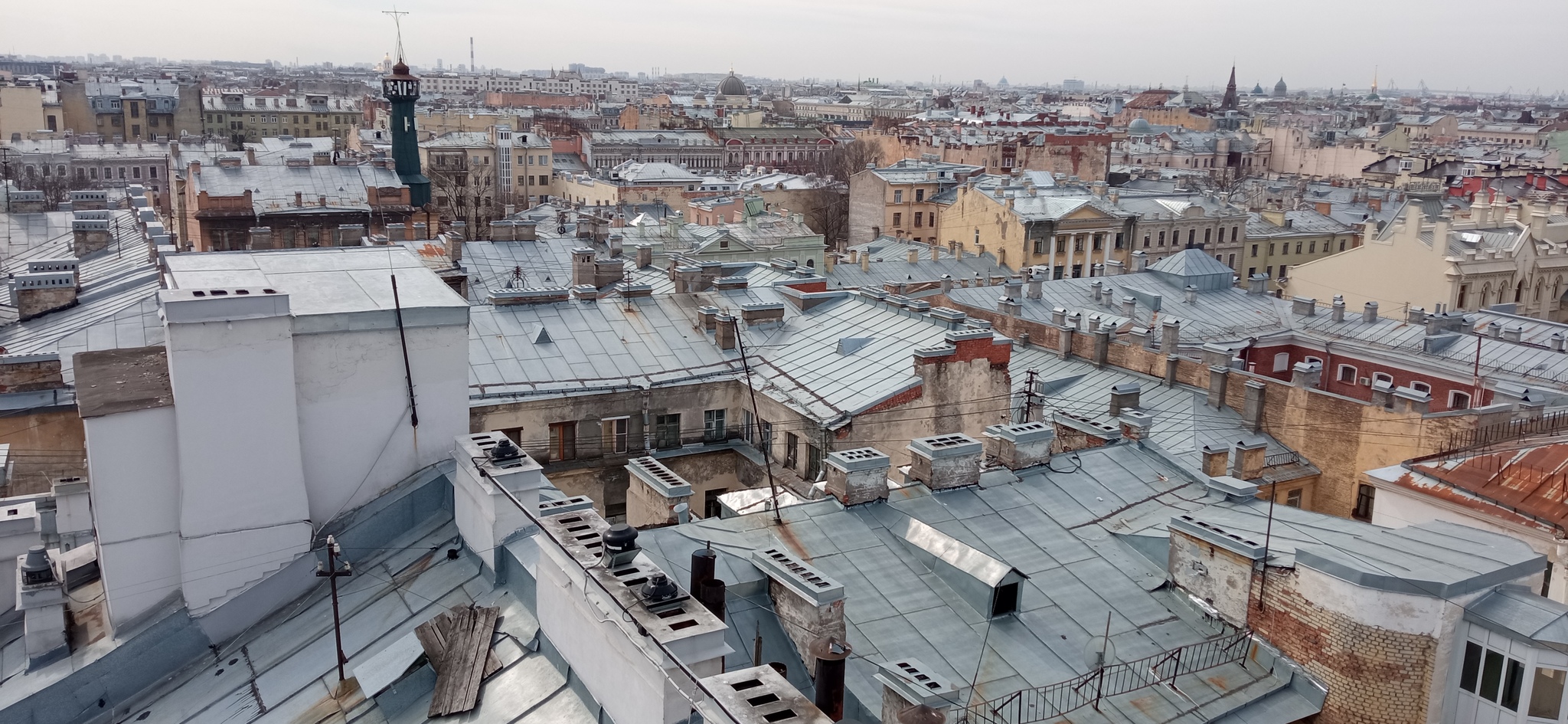 Ленинградские башни МПВО в Санкт-Петербурге (+ панорама города) - Моё, Великая Отечественная война, Вторая мировая война, Ленинград, Пво, Мпво, Длиннопост, 