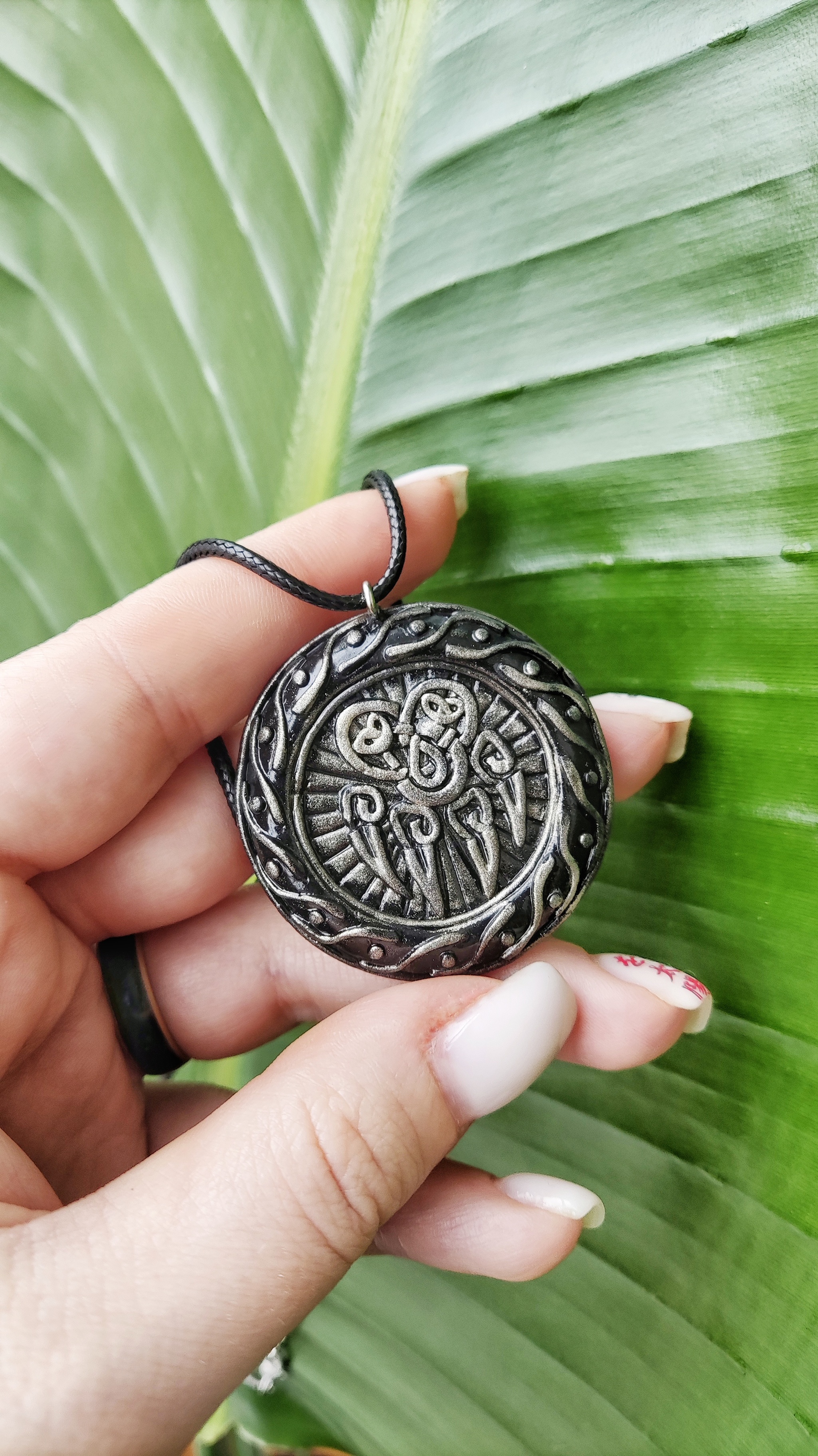 Veles Seal - My, Veles Seal, Medallion, Mascot, Polymer clay, Handmade, Slavic mythology, Longpost