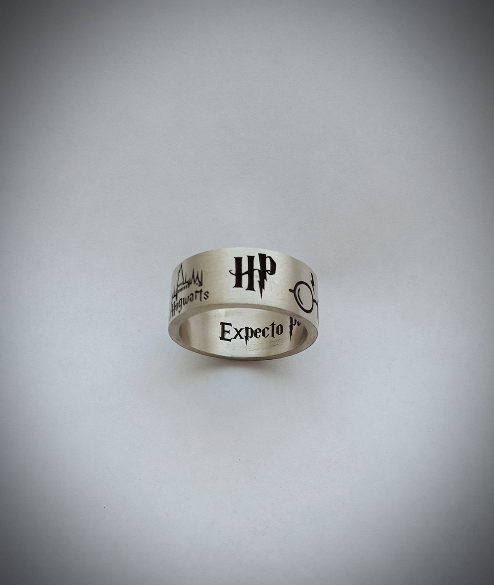 Ring based on Harry Potter - My, Harry Potter, Hogwarts, Hermione, Ron Weasley, Joanne Rowling, Voldemort, Longpost