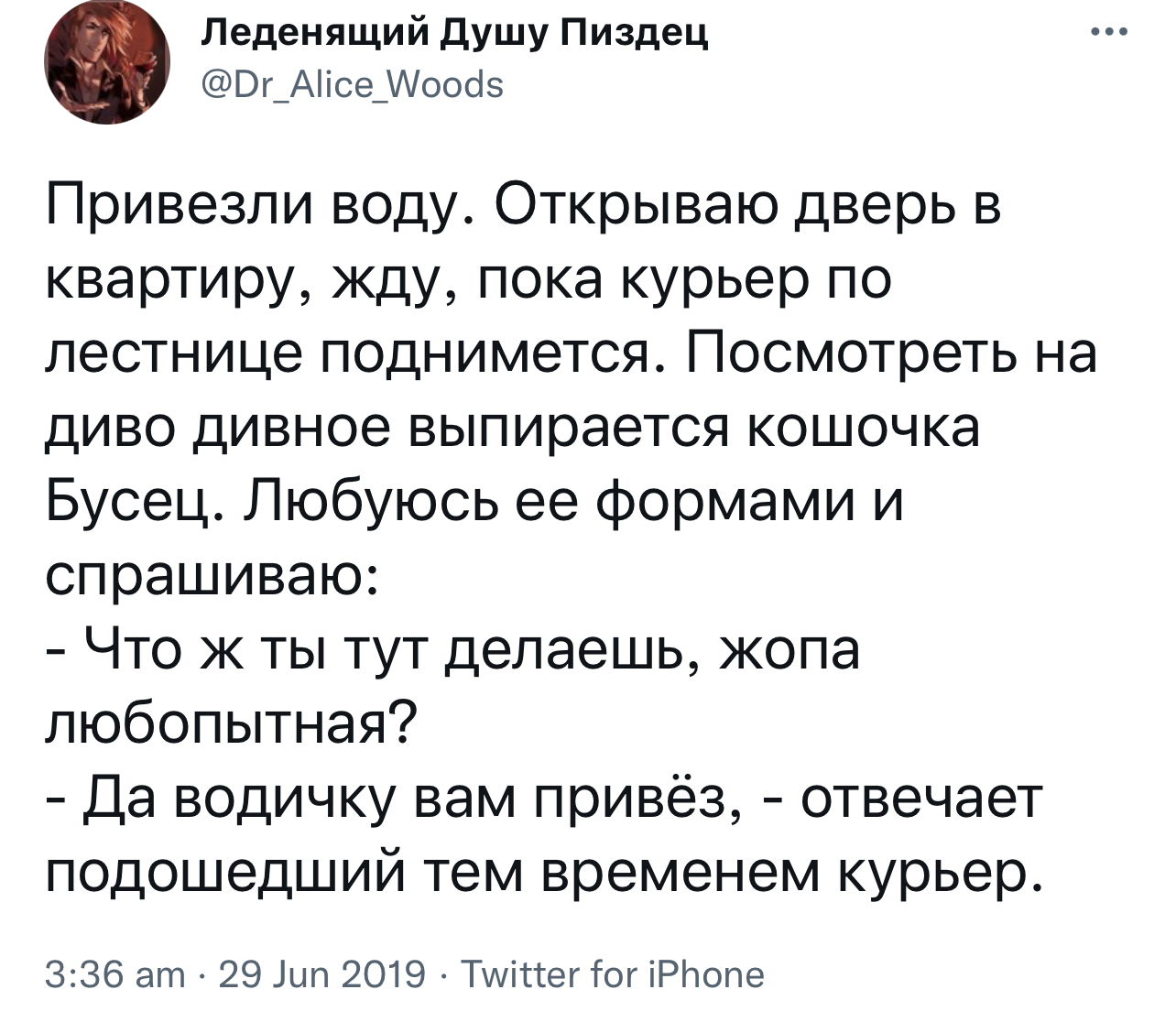 Бедный курьер - Скриншот, Twitter, Курьер