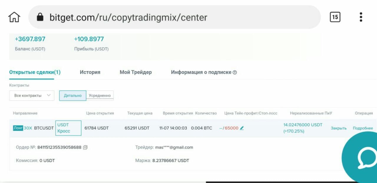 Copy trading or how I increased my money by 300% in five days. Review about the crypto exchange bitget - My, Cryptoexchange, Cryptocurrency, Futures, Trading, Earnings on the Internet, Longpost