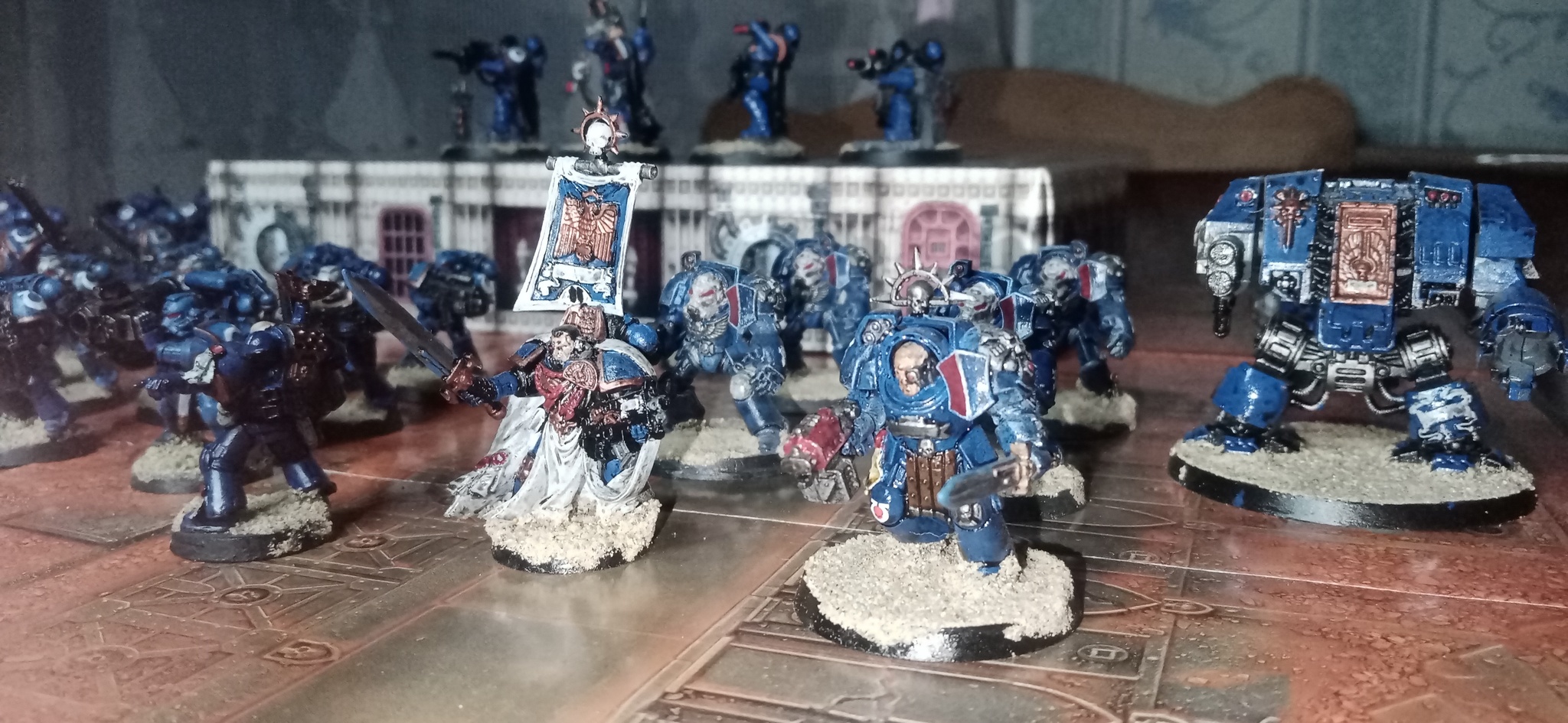 My Ultramarine Collection - My, Warhammer, Board games, Painting, Ultramarines, Longpost, 