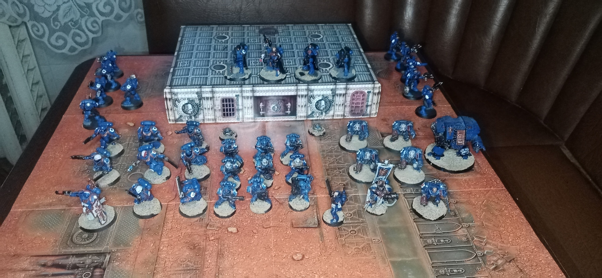 My Ultramarine Collection - My, Warhammer, Board games, Painting, Ultramarines, Longpost, 