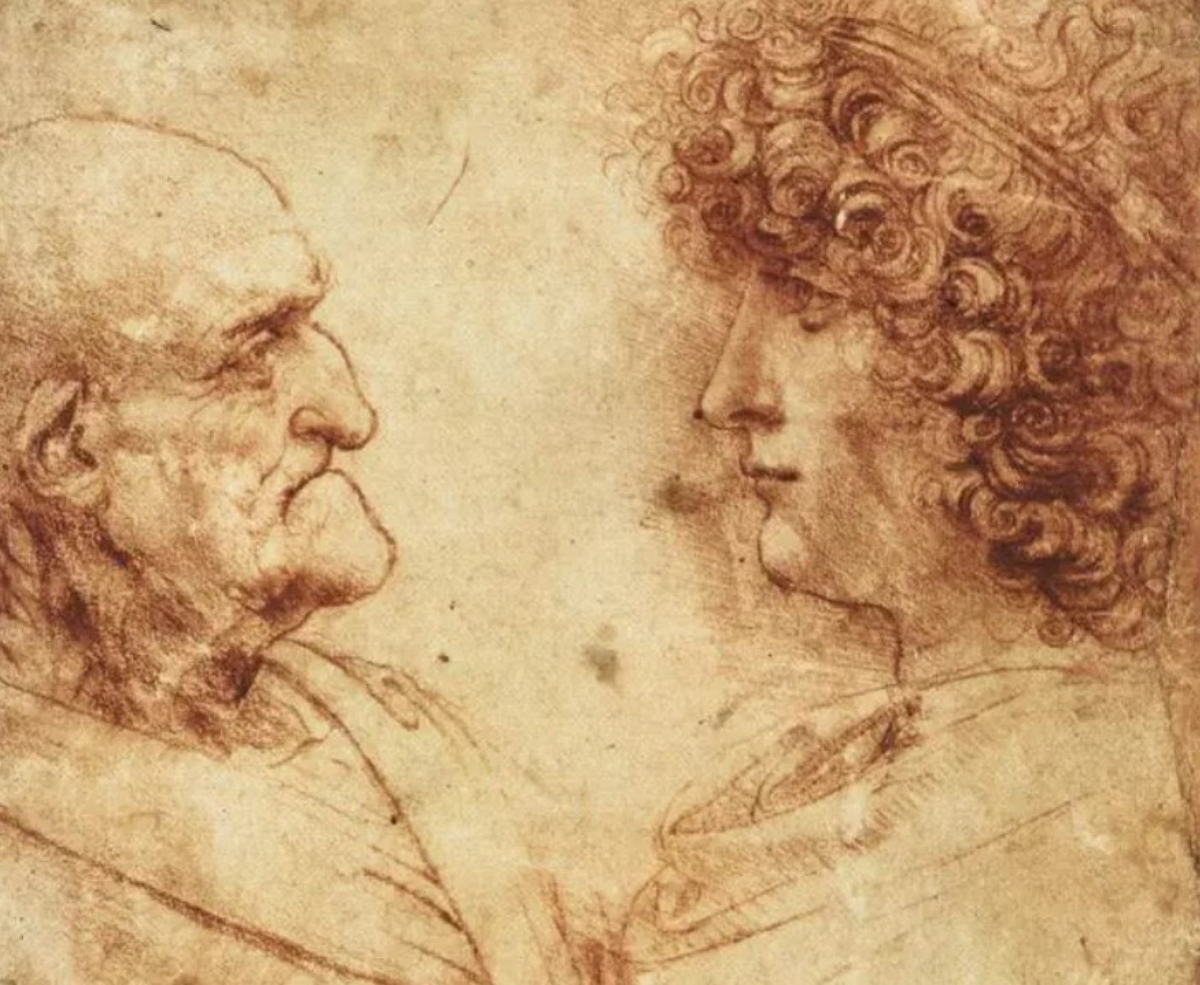 История любви в картинах. Леонардо да Винчи и Салаи | Пикабу
