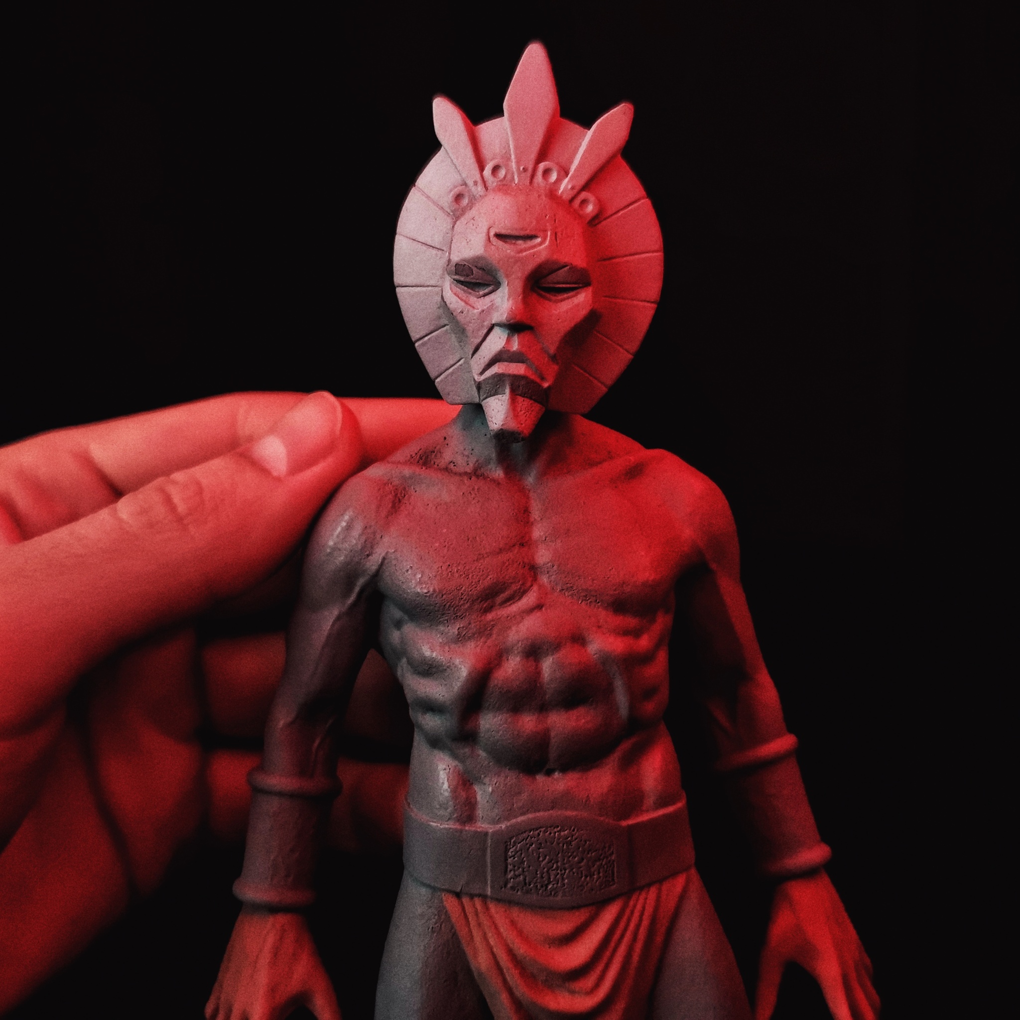 Finally finished his long-term construction - Dagot Ur - My, Sculpture, Creation, Friday tag is mine, Лепка, Plasticine, Dagot ur, The Elder Scrolls III: Morrowind, The elder scrolls, Longpost, 