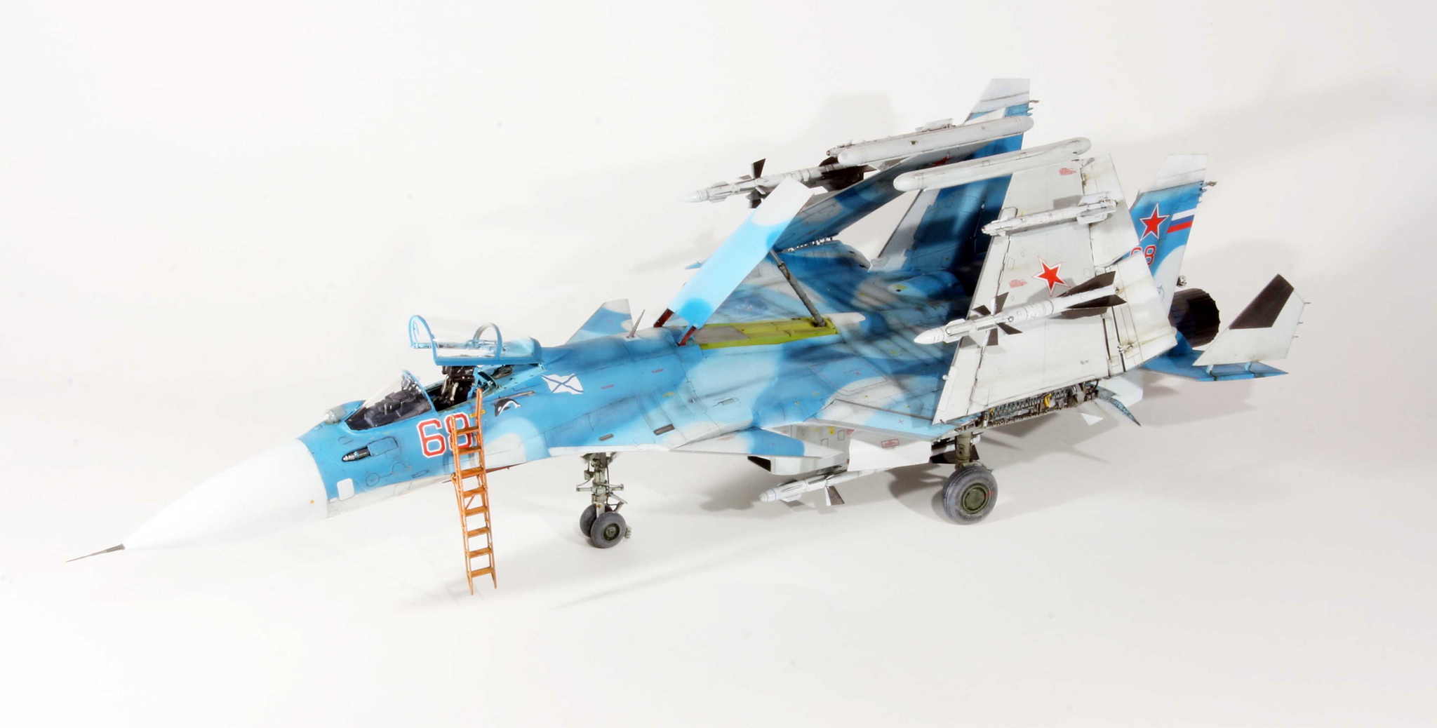 Birds of Prey, SU-33 - My, Stand modeling, Aviation, Su-33, Airbrush, Fighter, Military aviation, Carrier-based aviation, Airplane, Camouflage, Jet, Longpost, 