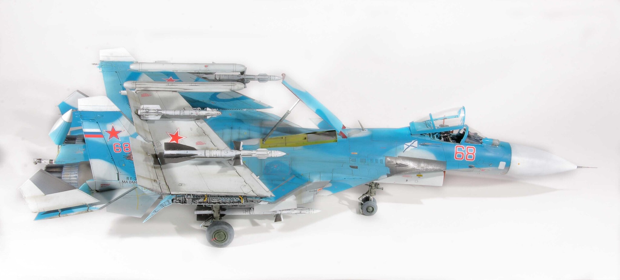 Birds of Prey, SU-33 - My, Stand modeling, Aviation, Su-33, Airbrush, Fighter, Military aviation, Carrier-based aviation, Airplane, Camouflage, Jet, Longpost, 