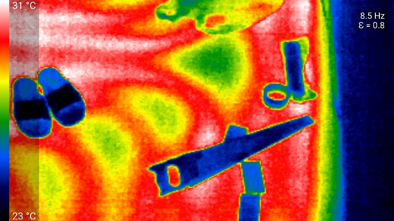 Thermal imager post... - My, The photo, GIF, Humor, Entertainment, Longpost, Thermal imager