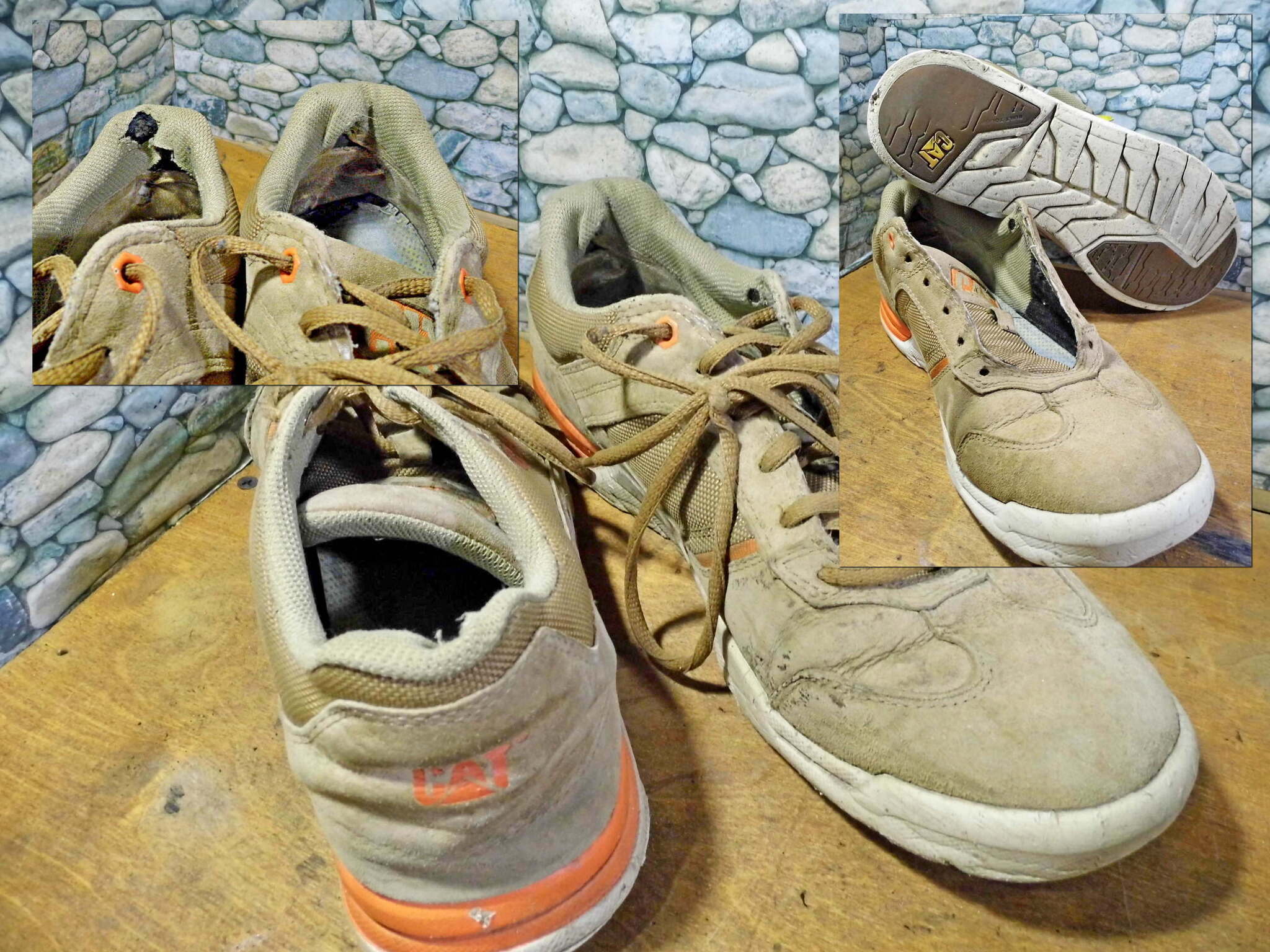 Cat sneakers, scheduled repairs - My, Shoe repair, Shoes, Longpost, 