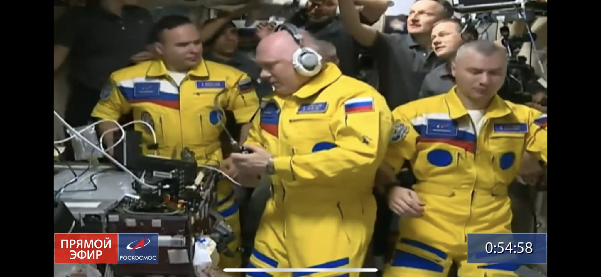 Bauman Launch, video broadcast from the ISS - ISS, Космонавты, Politics, Video, Youtube, 