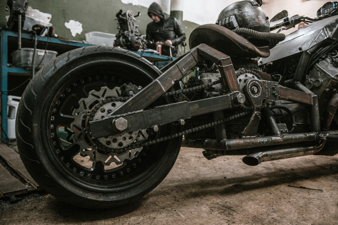 Gangrene - a motorcycle with a V8 engine from Lexus - Moto, With your own hands, Longpost, 