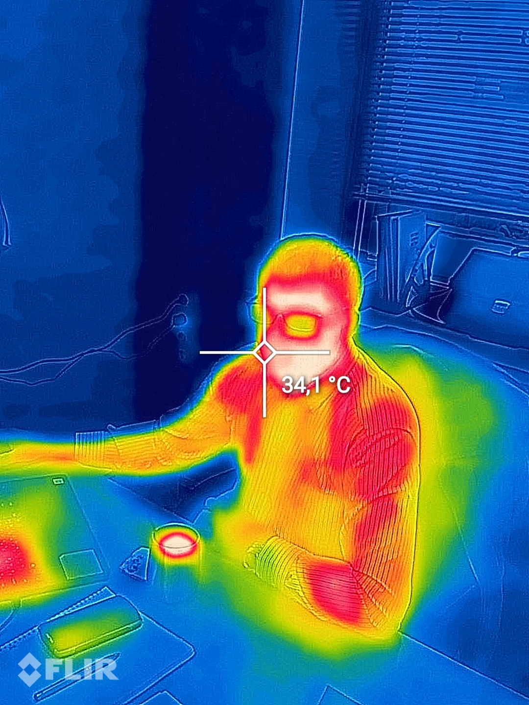 Response to the post Thermal Imager Post... - My, The photo, Humor, Entertainment, Thermal imager, Useful, Reply to post, Longpost