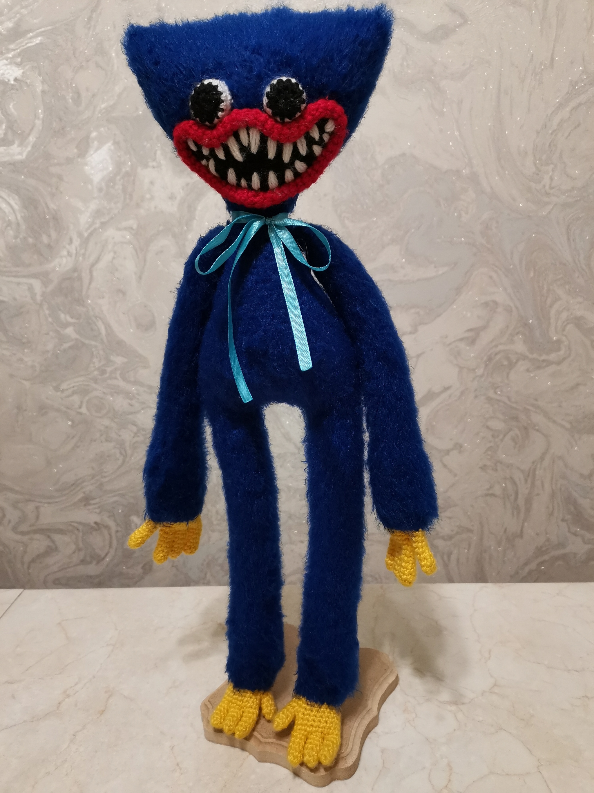 Huggy Waggi - My, Amigurumi, Knitted toys, Crochet, Needlework without process, Longpost, Huggy Waggi, 