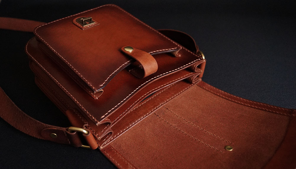 My work is made of leather. Bag - My, Leather products, Leather, Tablet Bag, Needlework without process, Longpost, Сумка, 