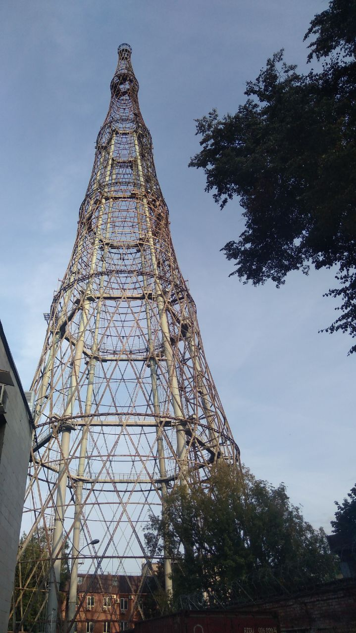 Shukhov Tower - 100 years! - My, Story, Monument, Shukhov tower, Vladimir Shukhov, The television, Architecture, Soviet architecture, Engineering structures, Anniversary, 100 years, Shabolovka, Video, Longpost, 