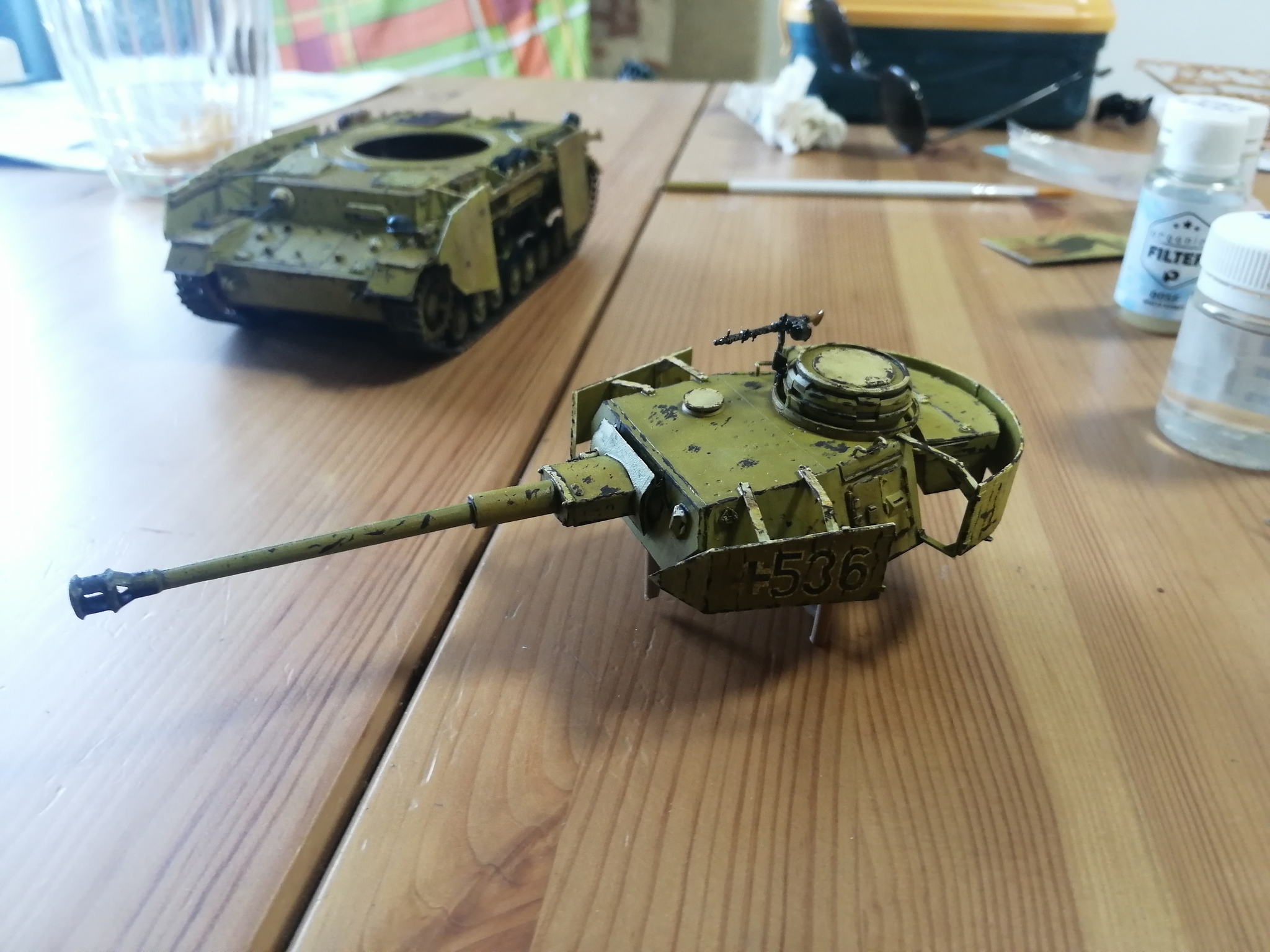 First time in modeling - My, Stand modeling, Tanks, Prefabricated model, Longpost, Hobby, 