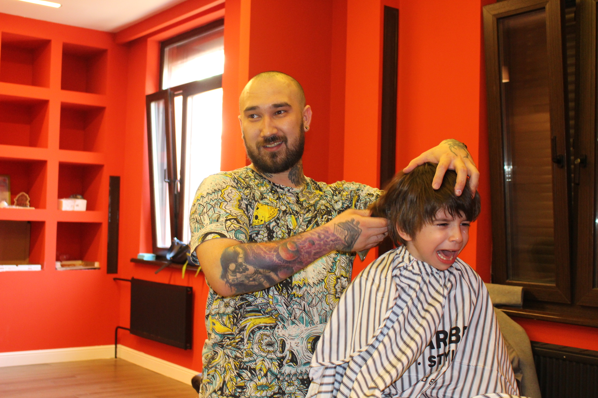 Free haircuts. Report - My, Dobrovspyshka, Moscow, Is free, The strength of the Peekaboo, Gratitude, Стрижка, Autistic Disorders, The hairdresser, Children, Longpost, 