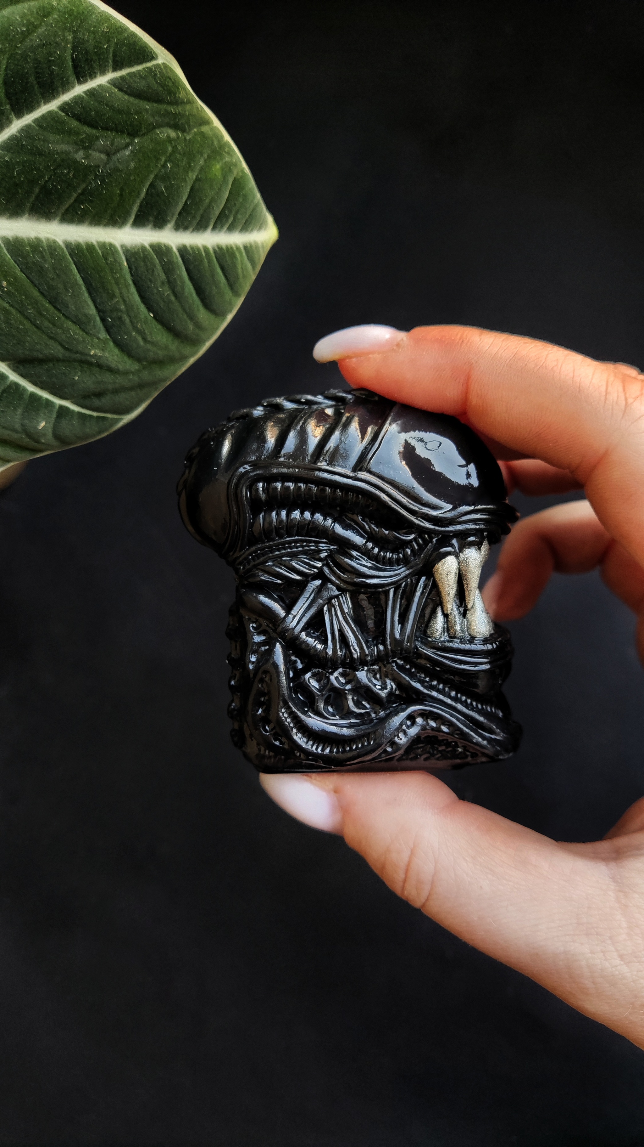 Xenomorph Lighter - My, Stranger, Alien movie, Xenomorph, Ellen Ripley, Alien: Isolation, Polymer clay, Handmade, Lighter, Gas lighter, Video, Vertical video, Longpost, 