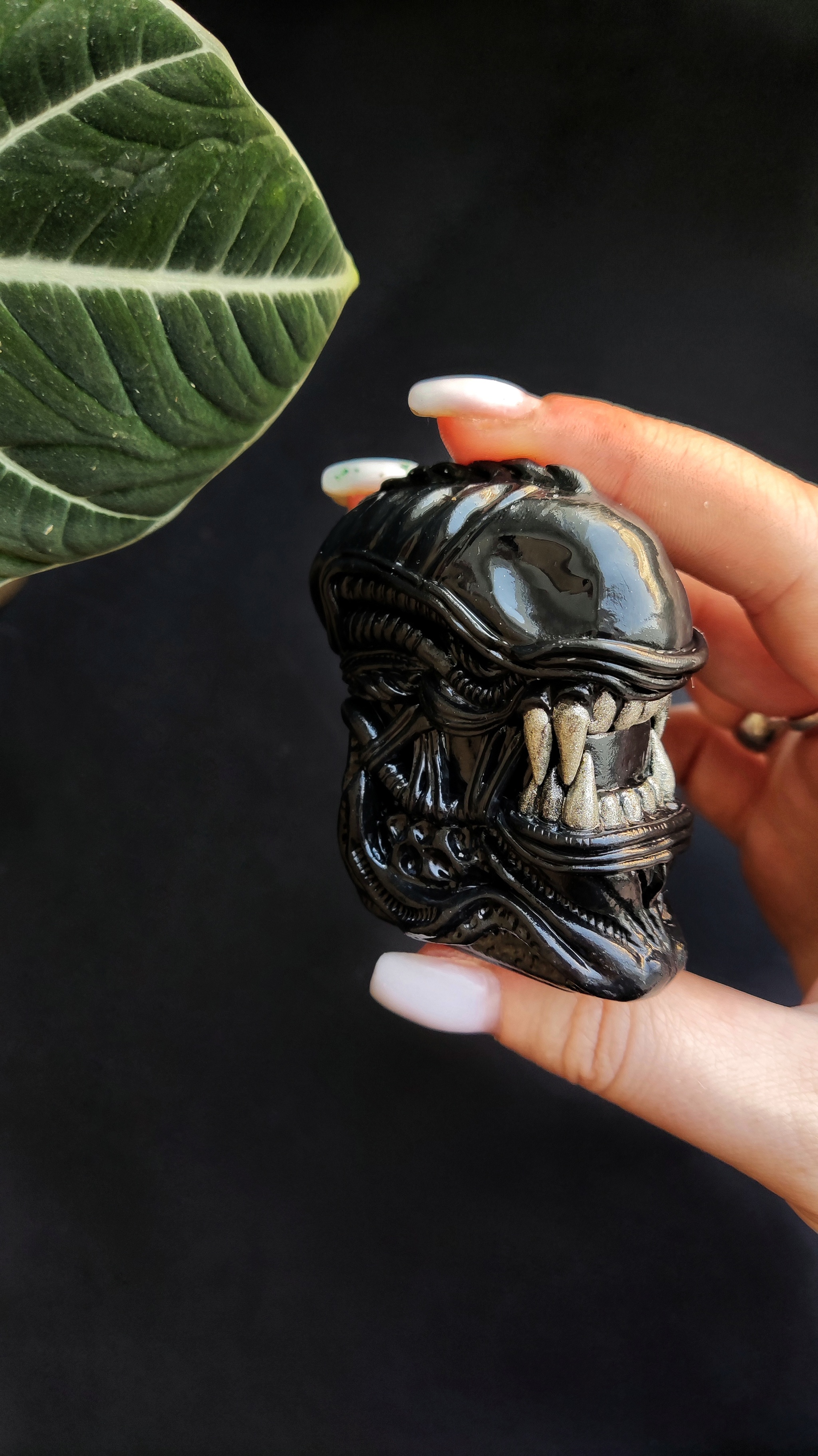 Xenomorph Lighter - My, Stranger, Alien movie, Xenomorph, Ellen Ripley, Alien: Isolation, Polymer clay, Handmade, Lighter, Gas lighter, Video, Vertical video, Longpost, 