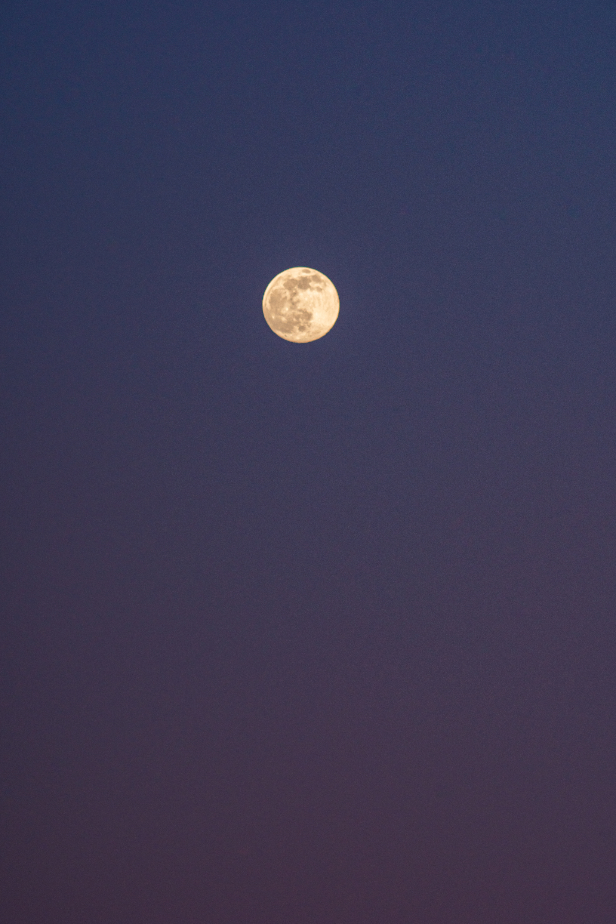 Moon at sunset - My, The photo, moon, Sunset, Longpost, 