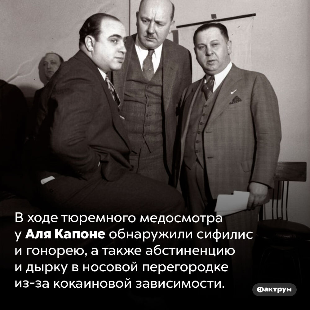 Аль Капоне: Интересные факты о самом печально известном гангстере в истории - Фактрум, Познавательно, Факты, Подборка, Картинка с текстом, Аль Капоне, Мафия, История, Длиннопост, 