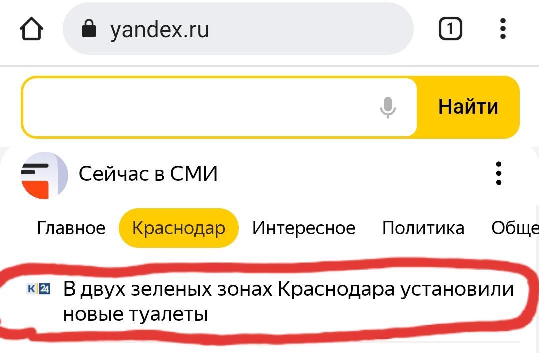 Powerful PR: without the mayor, the toilet in Krasnodar would not have appeared - My, Living Kuban, Krasnodar, Toilet, Andrey Alekseenko, Officials, Beautification, Media and press, Longpost, 