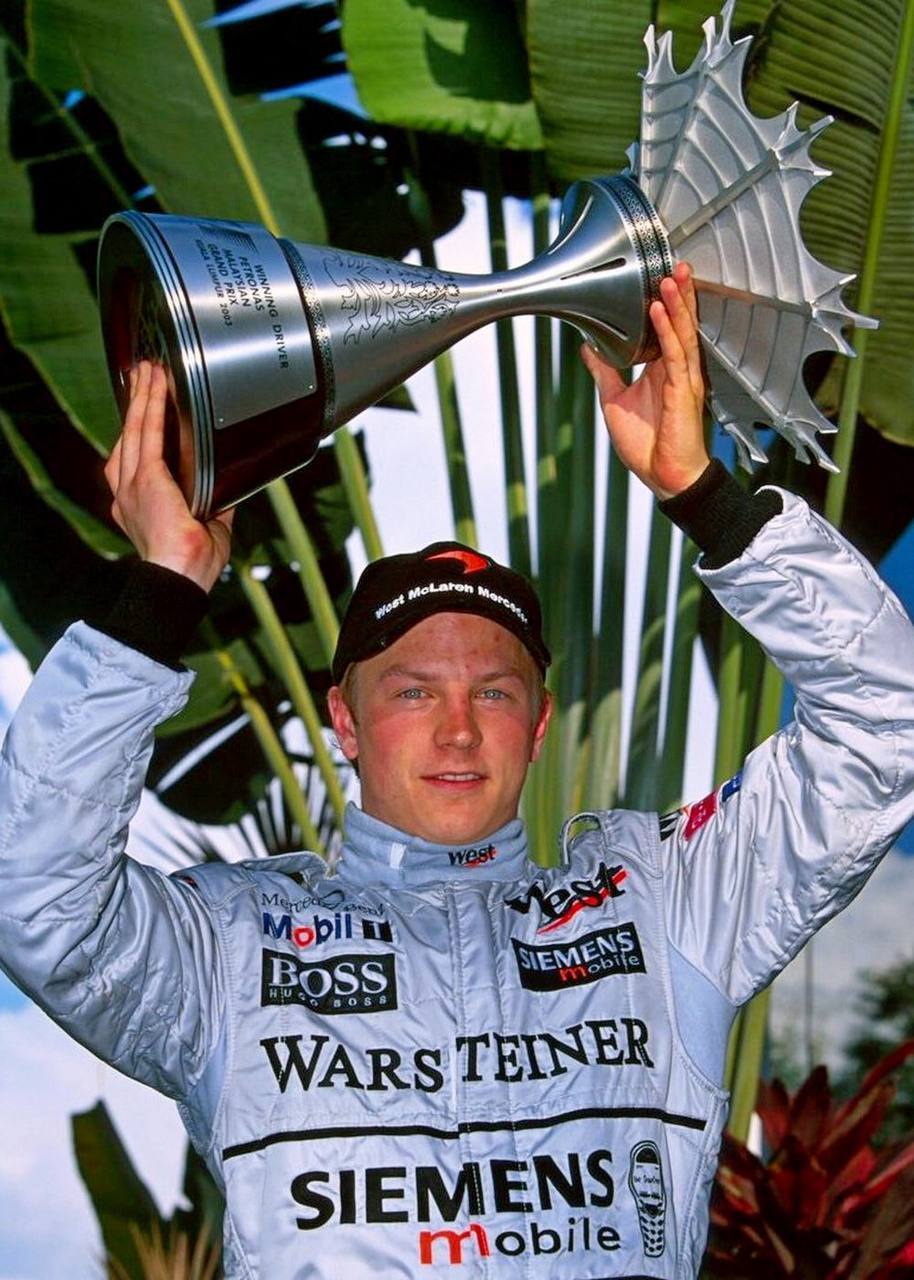 First victory in Formula 1 - 23.03.2003 - Kimi Raikkonen, The first, Victory, Formula 1, Автоспорт, Longpost, 