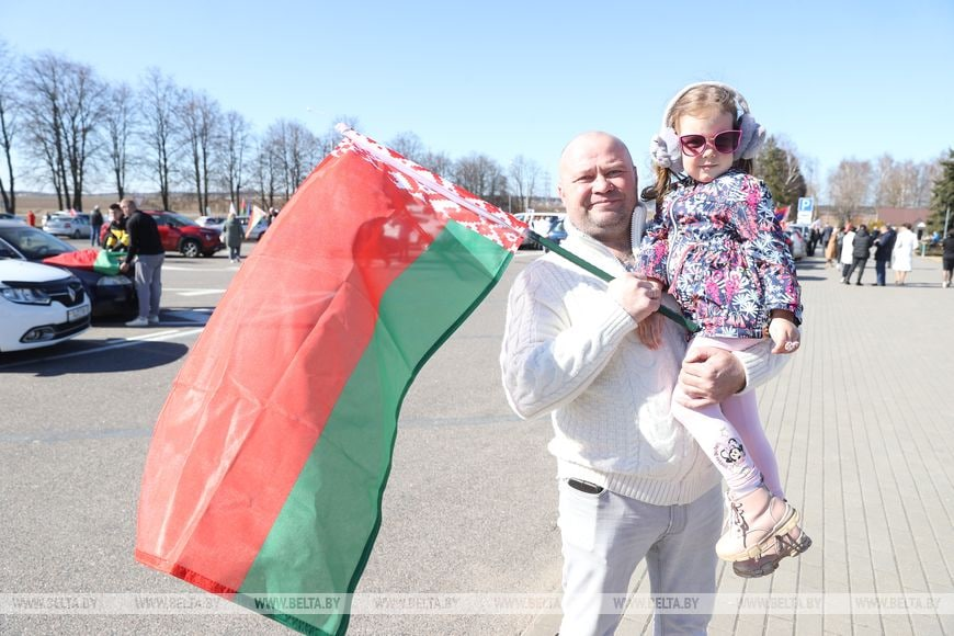 22 марта в Беларуси сожжение Хатыни было помянуто автопробегами и митингами Зa единую Беларусь! За Хатынь! - Республика Беларусь, Хатынь, Автопробег, Патриотизм, Великая Отечественная война, Политика, Видео, Без звука, Длиннопост, 