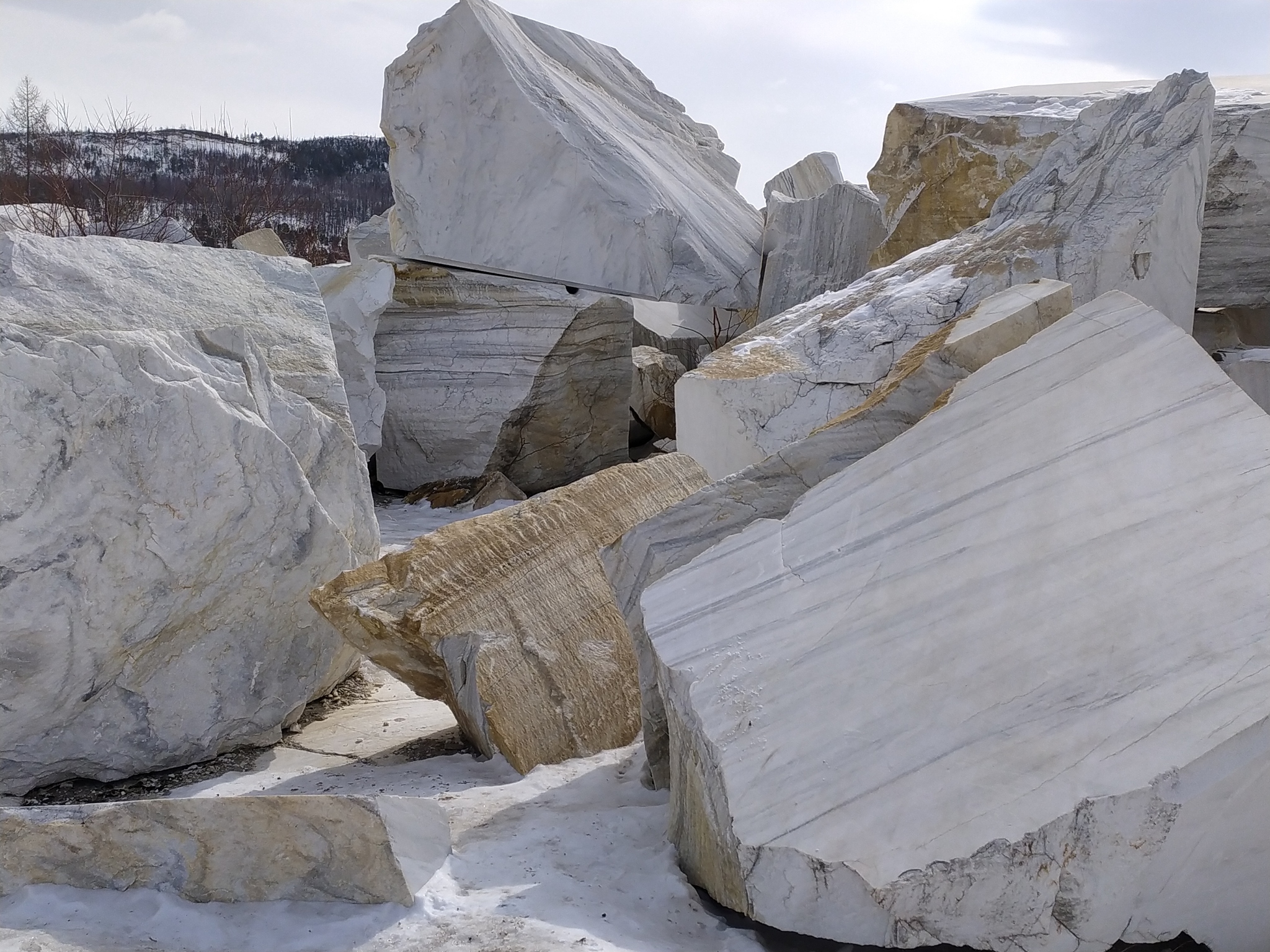 Marble quarry - Marble quarry, Incision, Relaxation, Baikal, 