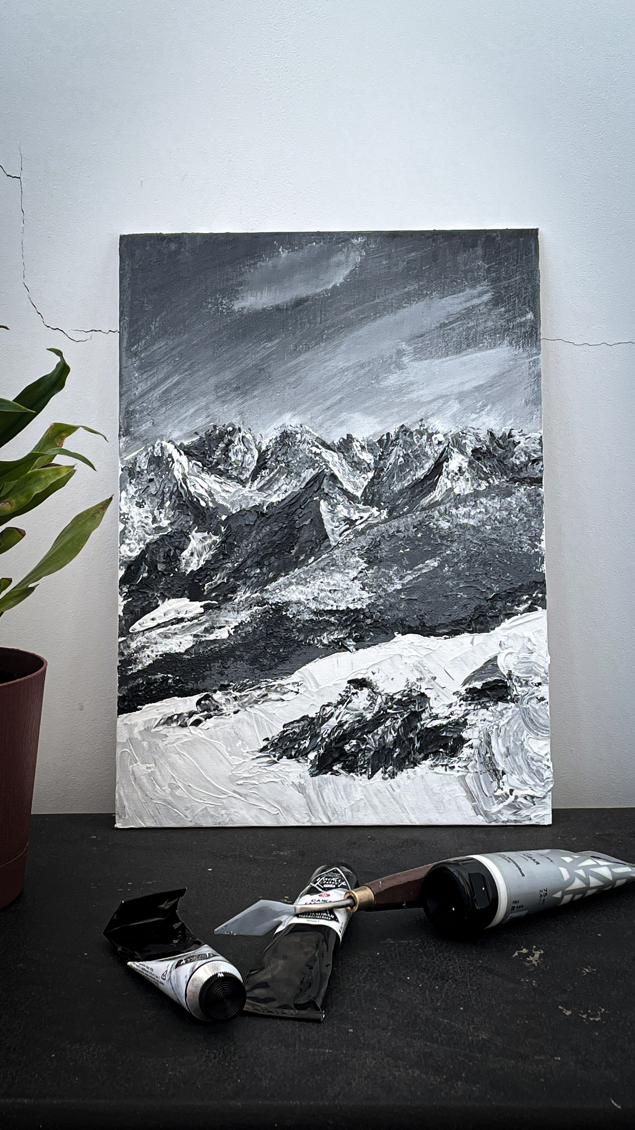 Acrylic Acrylic Subframes - My, Acrylic, Ocean, The mountains, Longpost, 