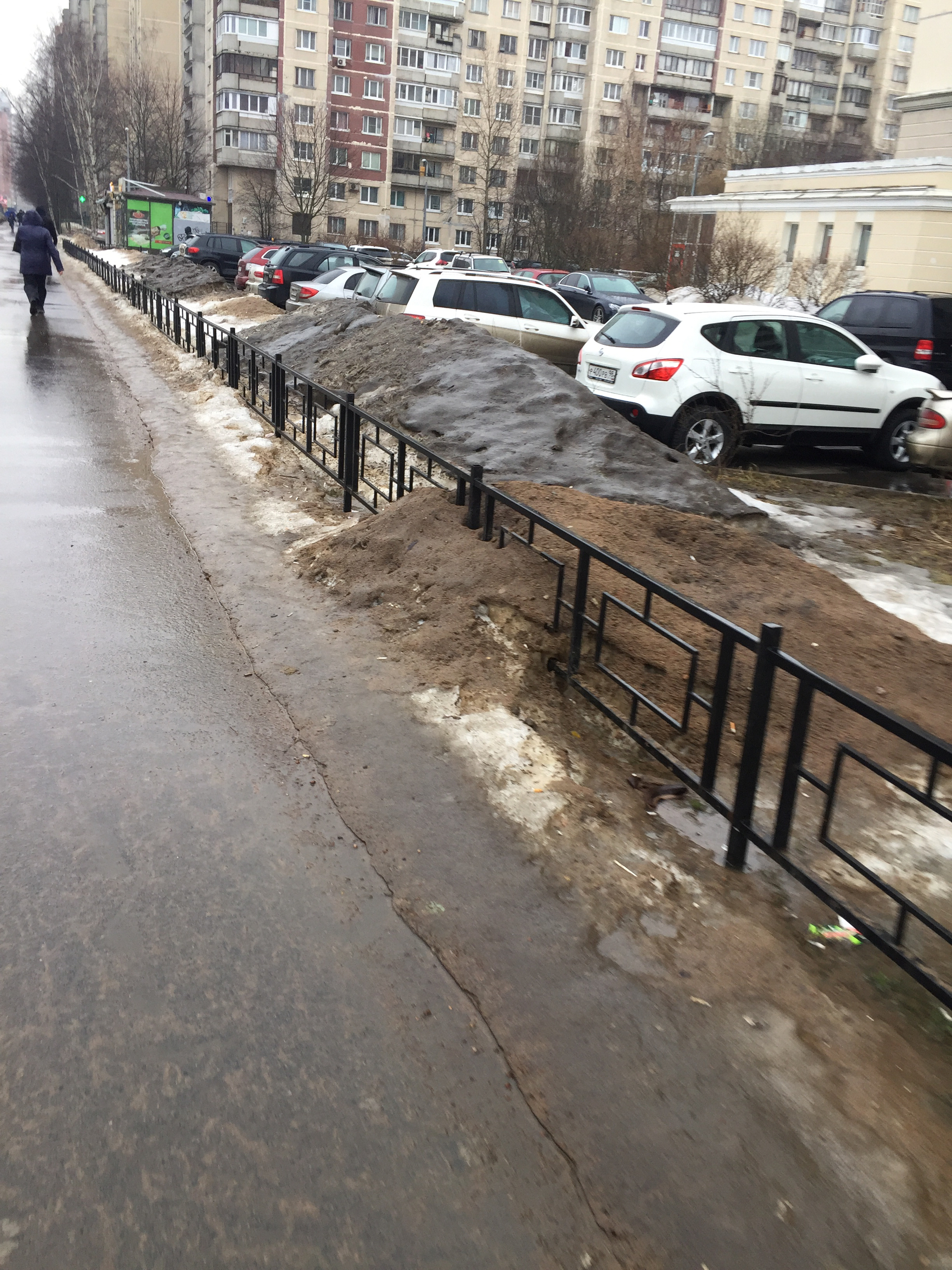 Kovno post or how to live well in Russia - My, Saint Petersburg, Garbage, Dirt, Snow, Cleaning, Spring, Town, Shock, Longpost, 